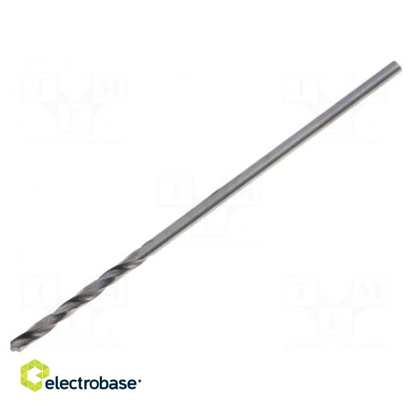 Drill bit | for metal | Ø: 1mm | HSS | Features: hardened