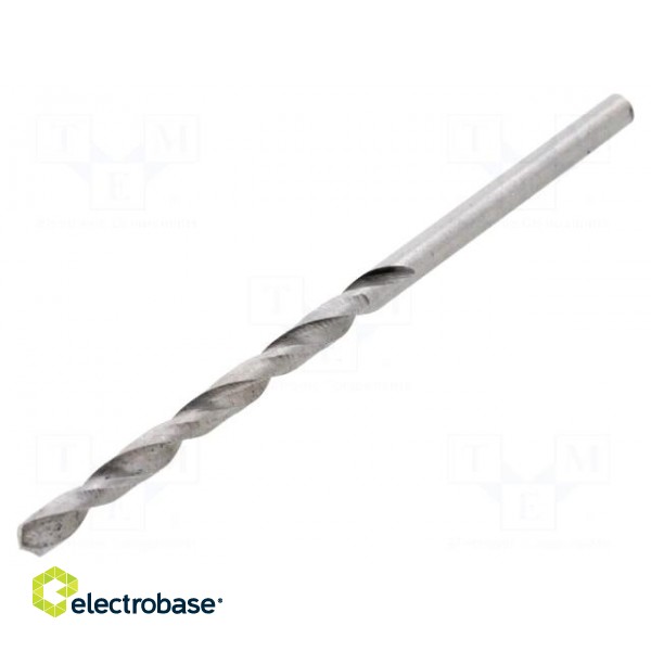 Drill bit | for metal | Ø: 2.5mm | L: 56mm | HSS | Features: hardened