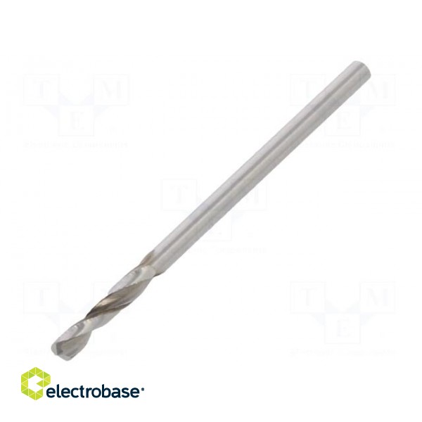 Drill bit | for metal | Ø: 2mm | L: 38mm | HSS-CO | Features: grind blade image 1