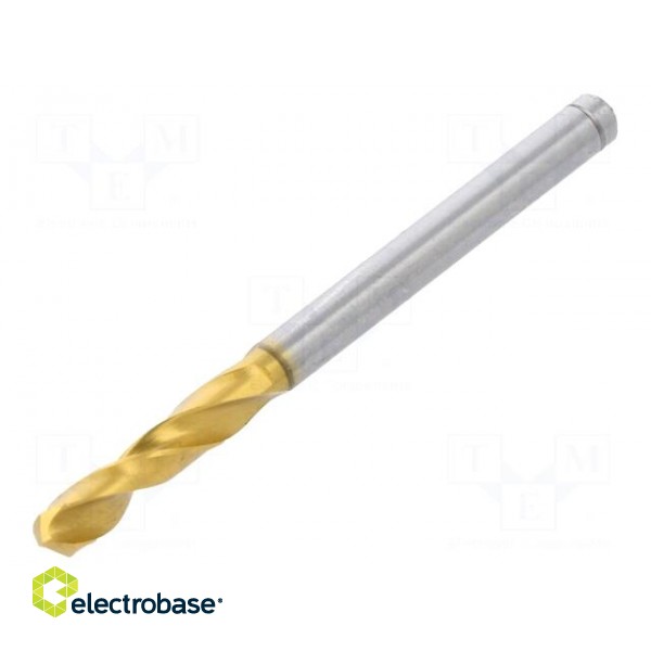 Drill bit | for metal | Ø: 3.7mm | L: 52mm | HSS-CO | film,separately image 1