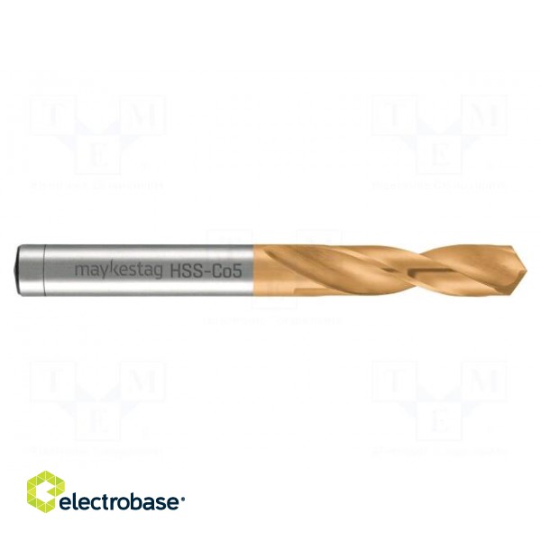 Drill bit | for metal | Ø: 6mm | L: 66mm | HSS-CO | Features: grind blade image 2