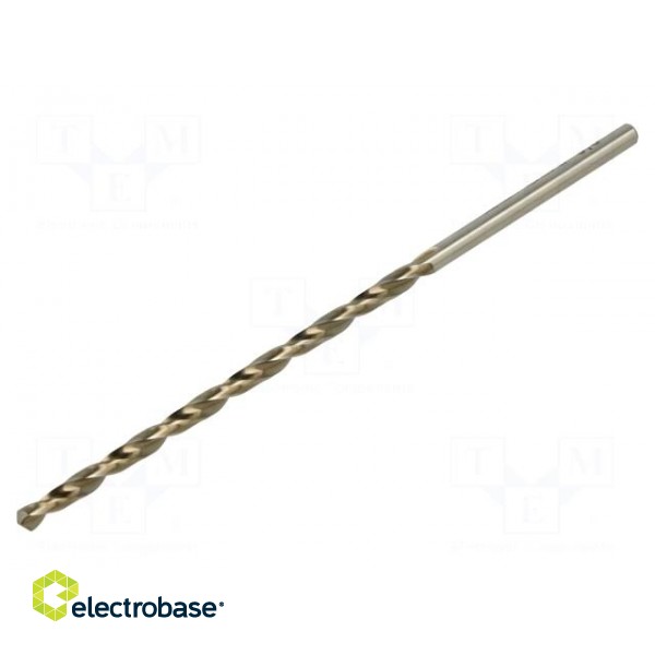 Drill bit | for metal | Ø: 2.5mm | L: 95mm | bulk,industrial | HSS SUPER