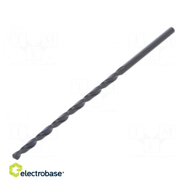 Drill bit | for metal | Ø: 3mm | L: 100mm | HSS | Working part len: 66mm image 1