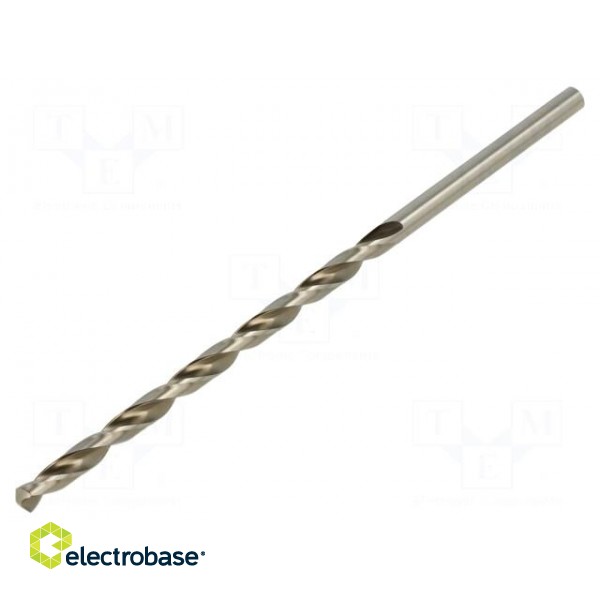 Drill bit | for metal | Ø: 4.5mm | L: 126mm | blister | HSS SUPER