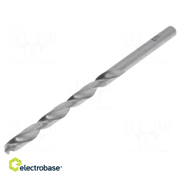 Drill bit | for metal | Ø: 4mm | Features: hardened