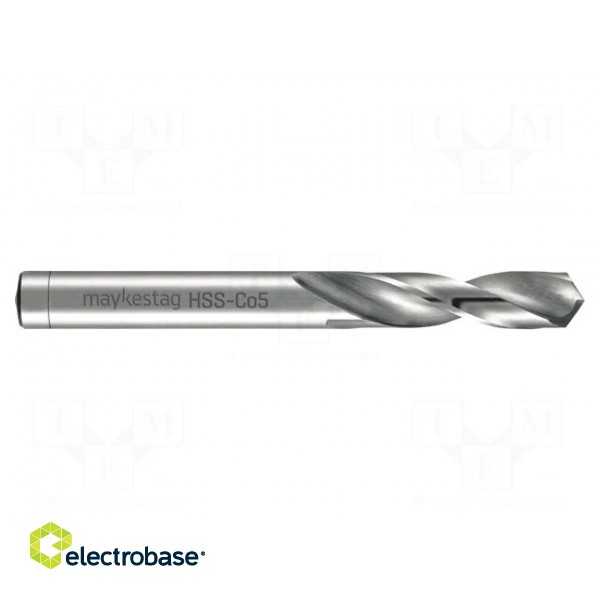 Drill bit | for metal | Ø: 8mm | L: 79mm | HSS-CO | Features: grind blade paveikslėlis 2
