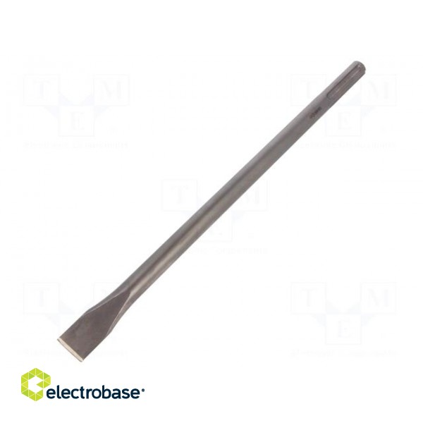 Chisel | for concrete | L: 400mm | metal | SDS-MAX | Tipwidth: 25mm image 1