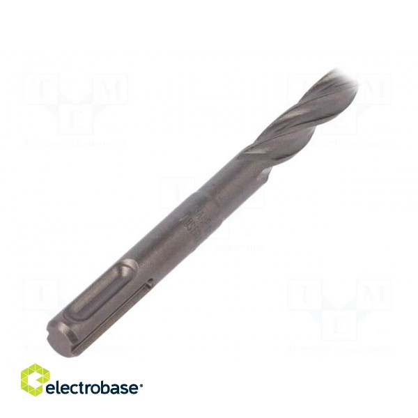 Drill bit | for concrete | Ø: 10mm | L: 210mm | metal | cemented carbide фото 2