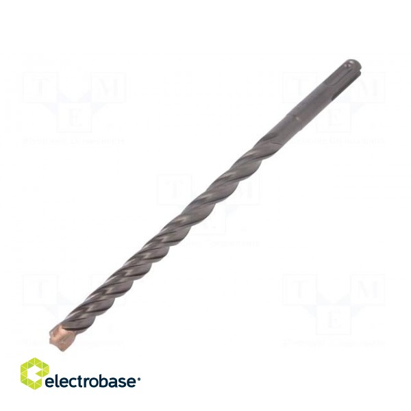 Drill bit | for concrete | Ø: 10mm | L: 210mm | metal | cemented carbide фото 1