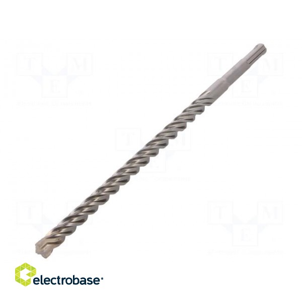 Drill bit | for concrete | Ø: 12mm | L: 260mm | metal | cemented carbide фото 1