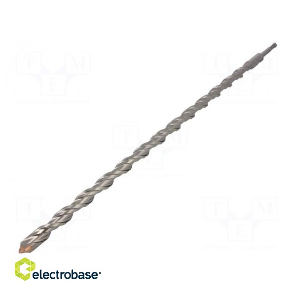 Drill bit | for concrete | Ø: 20mm | L: 650mm | metal | cemented carbide image 1