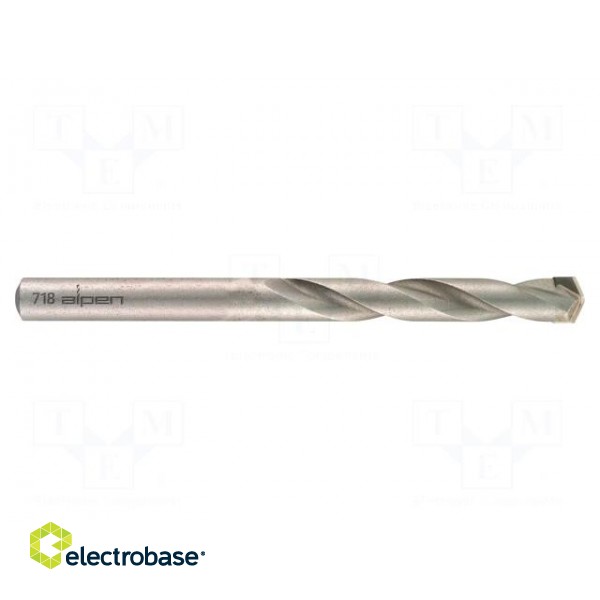Drill bit | for concrete | Ø: 4mm | L: 150mm | steel | cemented carbide