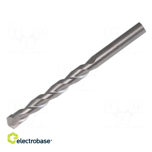 Drill bit | for concrete | Ø: 4mm | L: 75mm | steel | cemented carbide