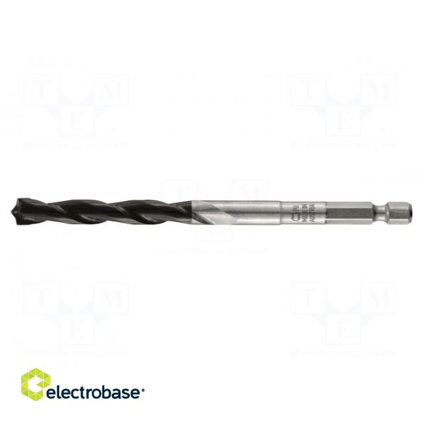 Drill bit | for concrete | Ø: 3/16",5mm | L: 100mm | metal | blister image 2