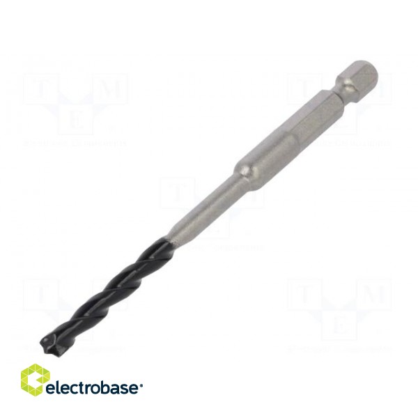 Drill bit | for concrete | Ø: 3/16",5mm | L: 100mm | metal | blister image 1