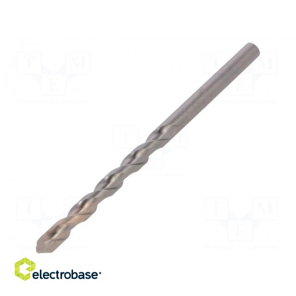 Drill bit | for concrete | Ø: 6mm | L: 100mm | metal | cemented carbide image 2