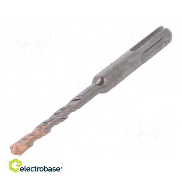 Drill bit | for concrete | Ø: 6mm | L: 110mm | metal | cemented carbide фото 1