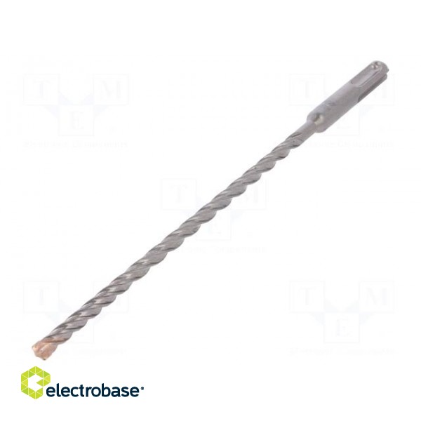 Drill bit | for concrete | Ø: 6mm | L: 210mm | metal | cemented carbide paveikslėlis 1