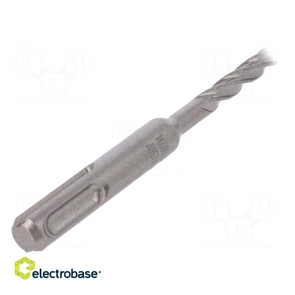 Drill bit | for concrete | Ø: 6mm | L: 210mm | metal | cemented carbide paveikslėlis 2