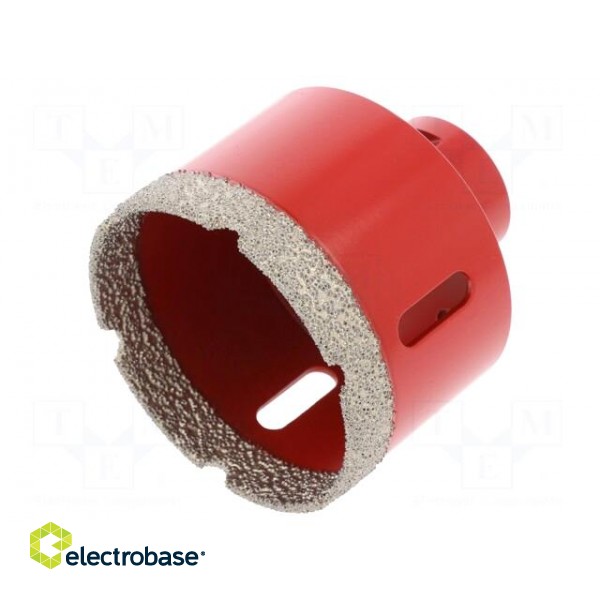 Diamond hole saw | for granite,for marble | 60mm | Thread: M14 image 1