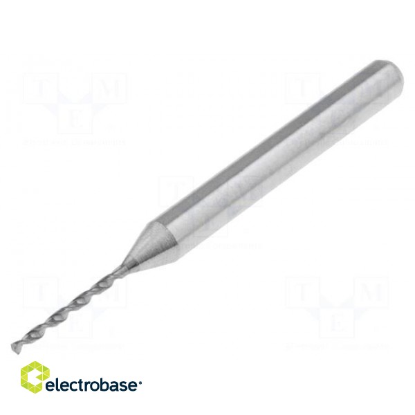 Drill bit | PCB | Ø: 0.85mm | L: 38.2mm | 1/8" (3,175mm)