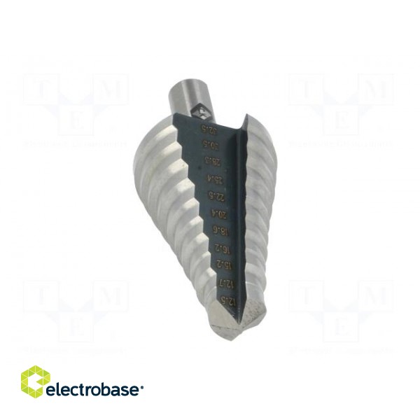 Drill bit | for thin tinware | Ø: 12.5÷32.5mm | HSS | Steps: 11 image 9