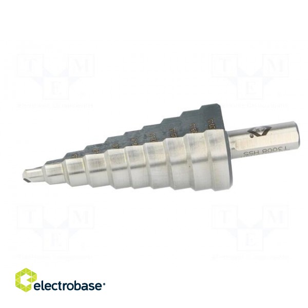 Drill bit | for thin tinware | Ø: 6÷30.5mm | HSS | Steps: 10 image 3