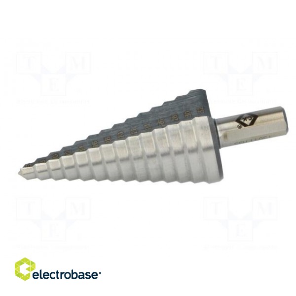 Drill bit | for thin tinware | Ø: 6÷32mm | HSS | Steps: 14 image 3