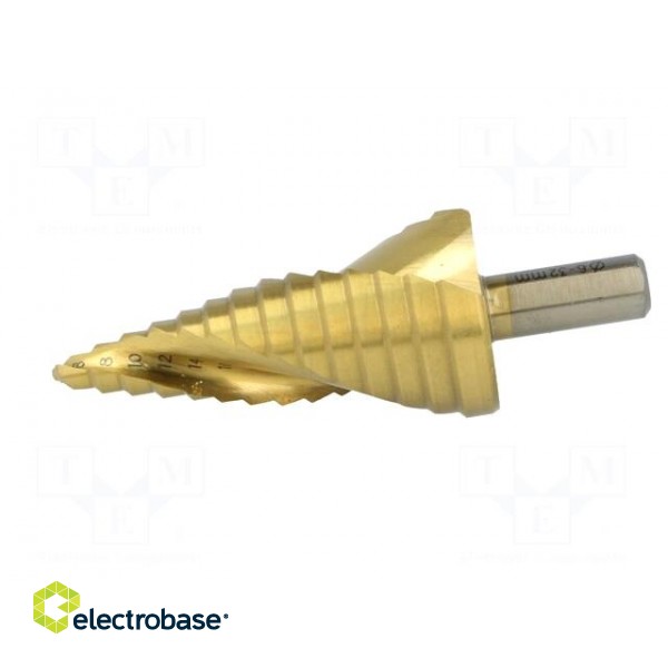 Drill bit | for thin tinware | Ø: 6÷32mm | HSS | Steps: 14 image 3