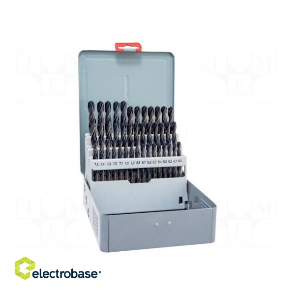 Drill set | for metal | high speed steel stal szybkotnąca HSS