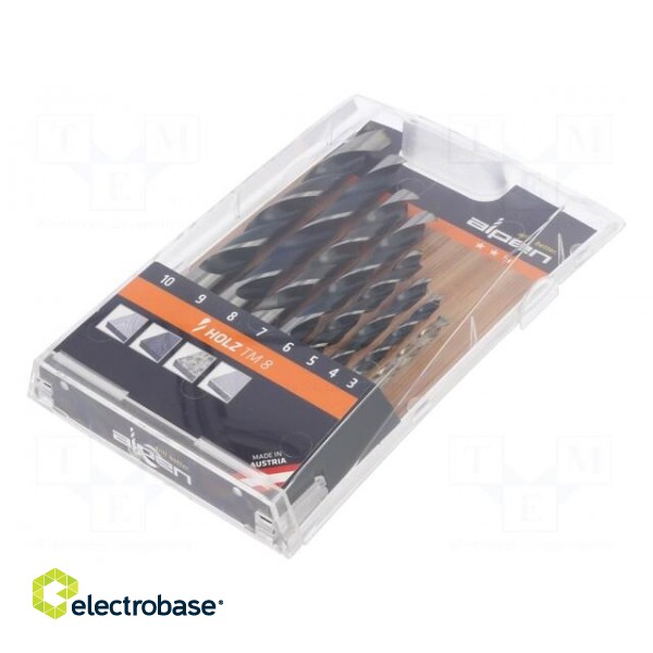 Drill set | for wood | steel | blister | PROFI HOLZ | wood,chipboard image 2
