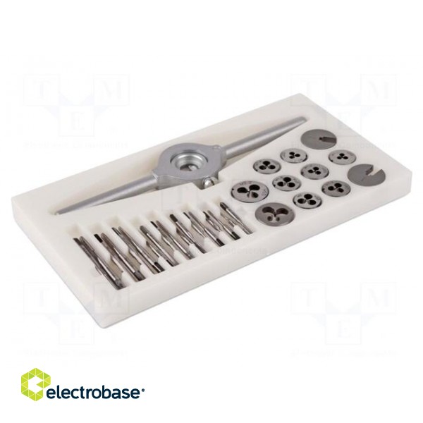 Kit: taps | Kit: taps,threading dies,tap wrench,diestock