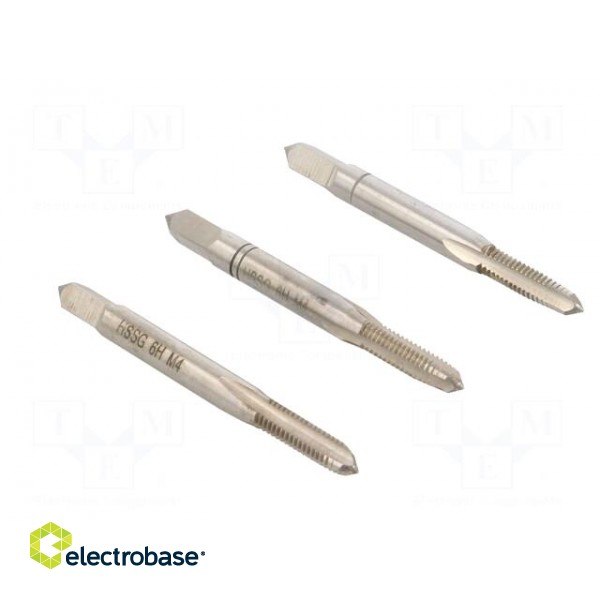 Kit: for threading | Pcs: 3 | for blind holes,to the through holes image 8