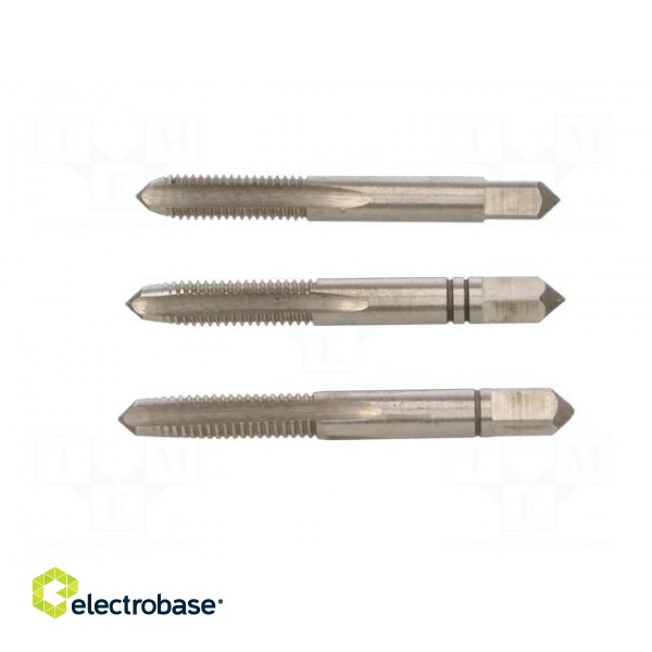 Kit: for threading | Pcs: 3 | for blind holes,to the through holes фото 3