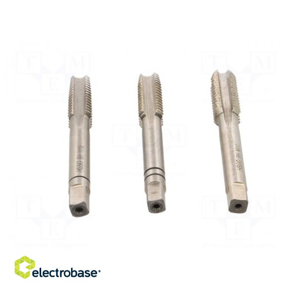 Kit: for threading | Pcs: 3 | for blind holes,to the through holes image 5