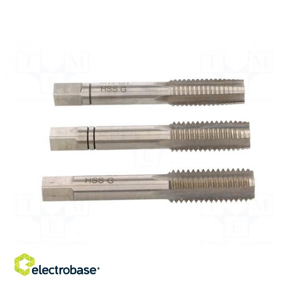 Kit: for threading | Pcs: 3 | for blind holes,to the through holes image 7