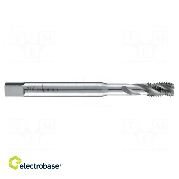 Tap | high speed steel cobalt HSS-Co | M5 | 0.8 | for blind holes фото 2