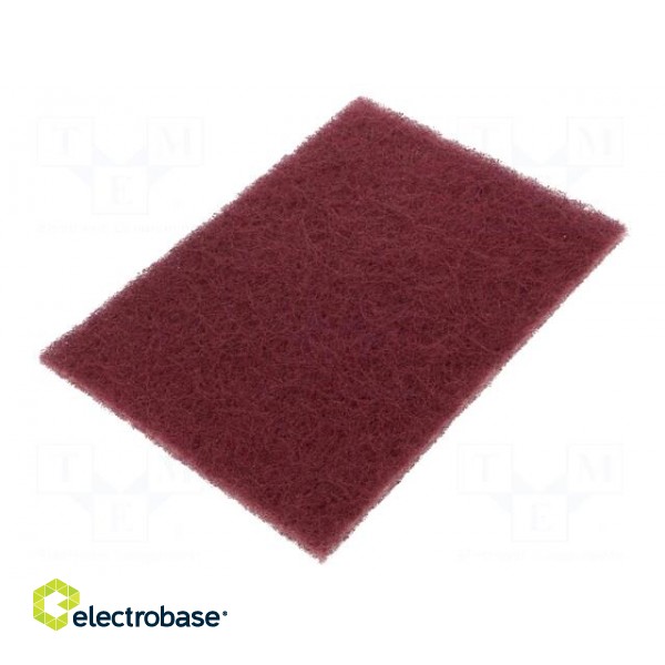 Cleaning cloth: micro abrasives material | 158x224mm | brown