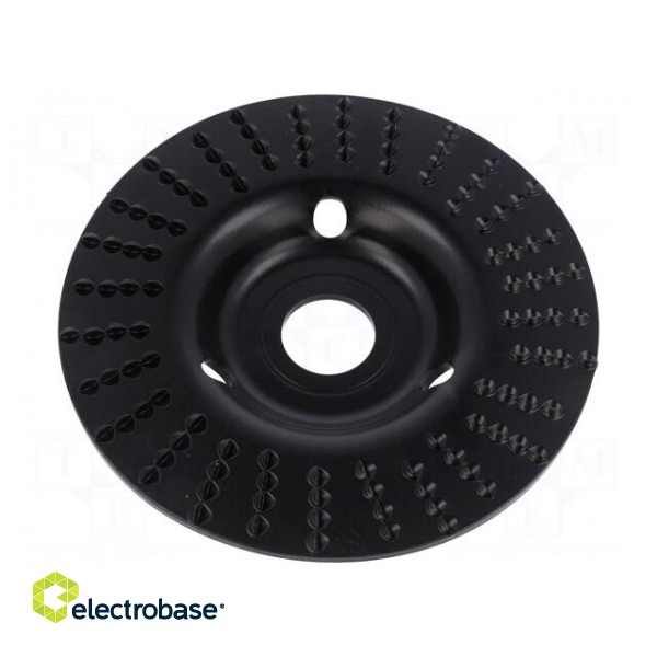 Grinding wheel | 125mm | prominent,with rasp фото 2