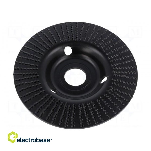 Grinding wheel | 125mm | prominent,with rasp фото 2