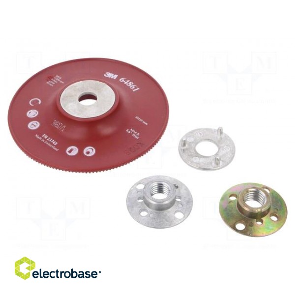 Washer | 125mm | Application: to make fiber discs image 2
