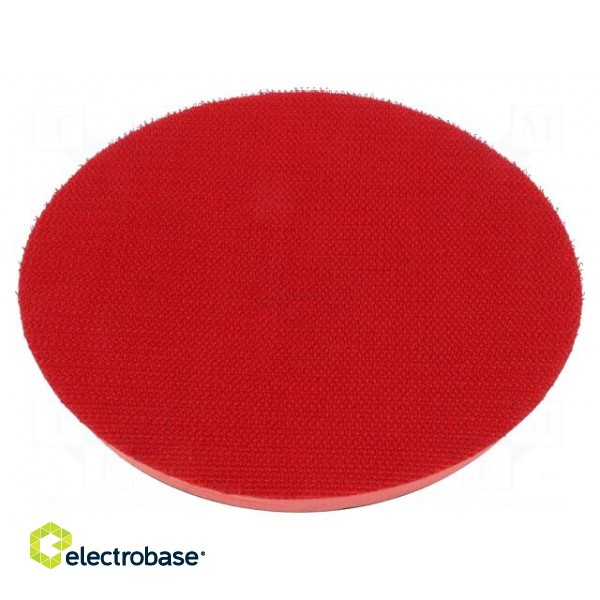 Backing pad | Ø: 125mm | Mounting: M14 | for abrasive discs фото 1