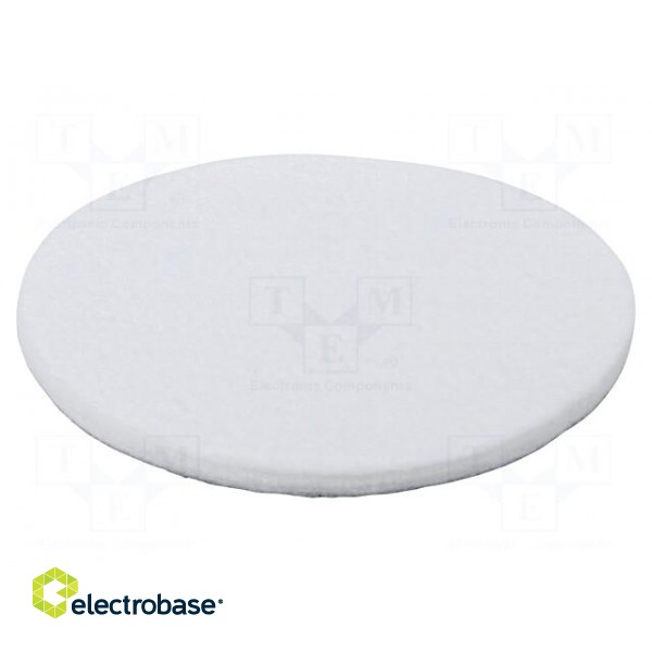 Cleaning cloth: felt polishing disk | Ø: 125mm | Mounting: bur image 1
