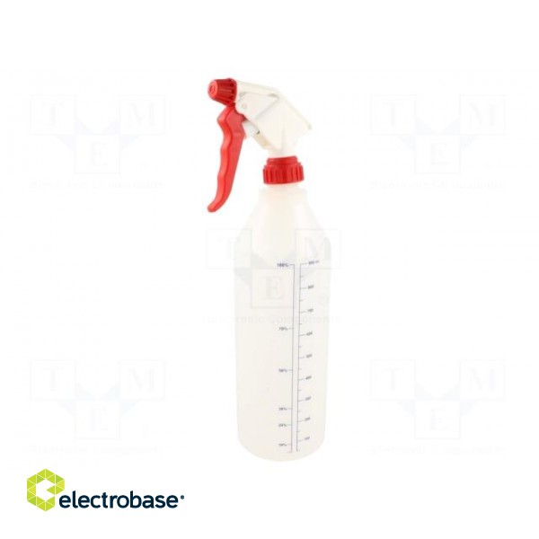 Trigger sprayer | to acids | plastic | 1l