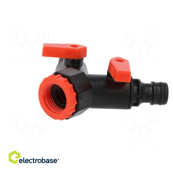 Y-connector | Mat: ABS | Size: 1/2" | V: with valve image 6