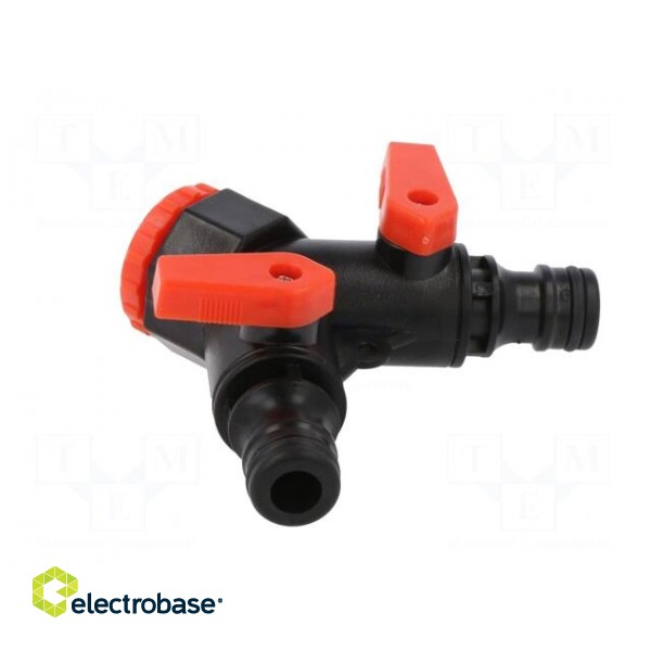 Y-connector | Mat: ABS | Size: 1/2" | V: with valve paveikslėlis 8