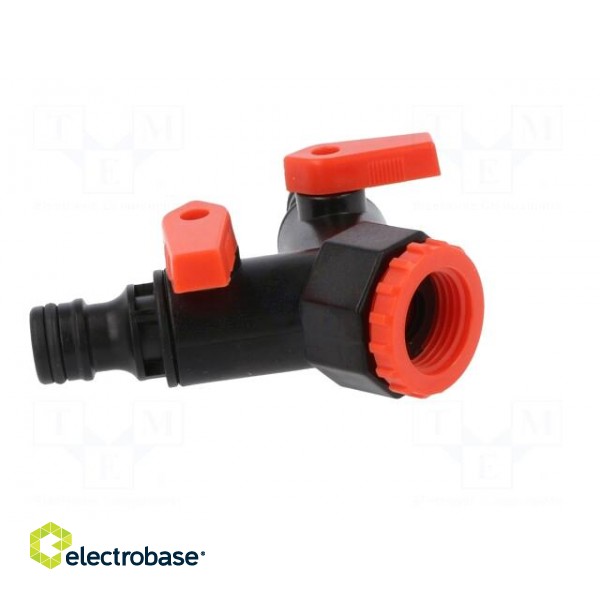 Y-connector | Mat: ABS | Size: 1/2" | V: with valve image 4