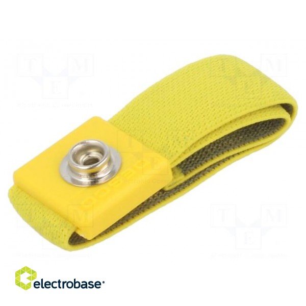 Wristband | ESD | Features: antialergic | yellow