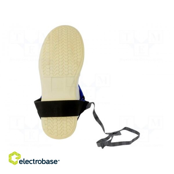 ESD shoe grounder | ESD | 1pcs | black,blue | Mounting: clip фото 2