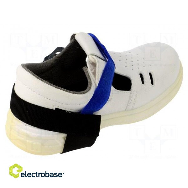 ESD shoe grounder | ESD | 1pcs | black,blue | Mounting: clip фото 4